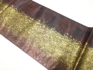 引箔　暈し柄　袋帯